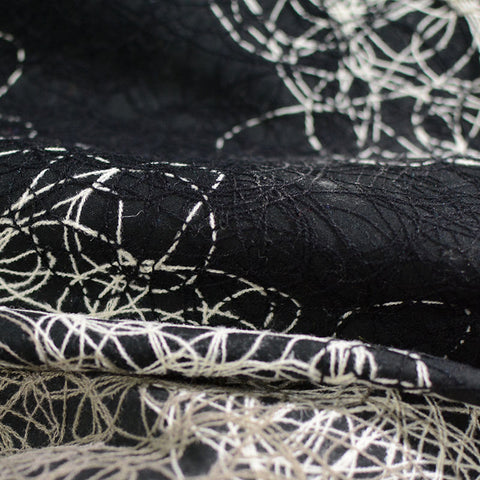 Poplin Fabric, 206 gsm, 160 cm — Black