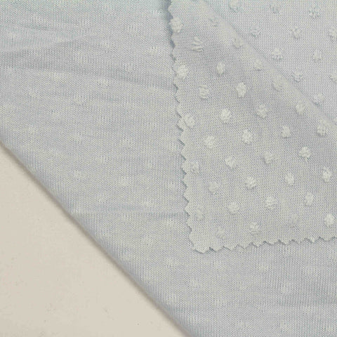 White Dots French Terry, Poly-Viscose, 220 gsm
