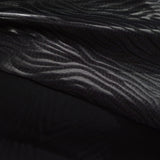 Black Tone-on-Tone Jacquard, Polyester — photo 3