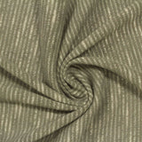 Green Vertical-Stripe Chunky Knit, Poly-Viscose — photo 3