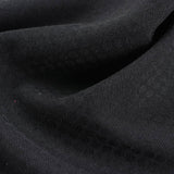 Black Tone-on-Tone Dot Jacquard, Poly-Cotton — photo 3