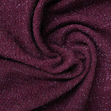 Burgundy Marl Jacquard, Polyester — photo 3