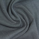 Polyester Stretch Rib Knit Fabric, 360 gsm, 200 cm — Grey — photo 3