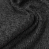 Brushed 100% Polyester Chunky Knit Fabric, 245 gsm, 180 cm — Grey — photo 3