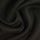 Polyester Tencel Lyocell Stretch Scuba Knit Fabric, 260 gsm, 165 cm — Black — photo 3
