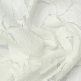 White Floral Lace, Cotton-Nylon — photo 3