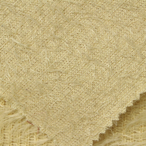 100% Polyester Chunky Knit Fabric, 289 gsm — Yellow