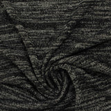 Black Marl Jersey Knit, Poly-Viscose — photo 3