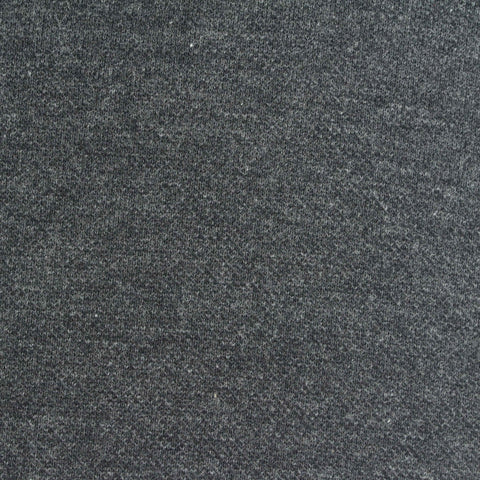 Grey Heather Piqué Knit, Cotton-Poly