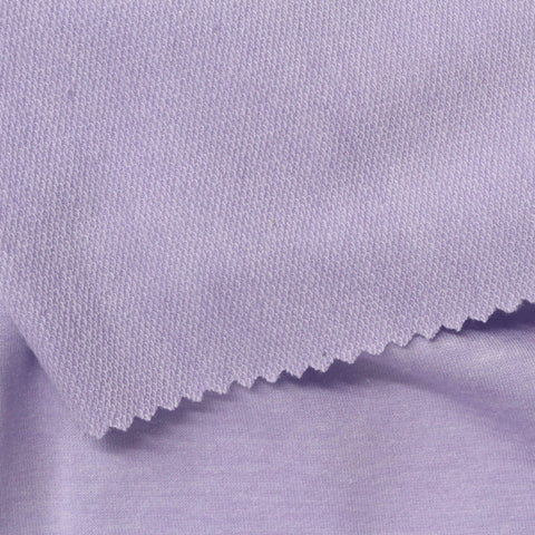 Light Purple Marl French Terry, Poly-Viscose