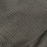 Viscose Polyester Stretch Waffle Knit Fabric, 191 gsm, 186 cm — Grey — photo 3