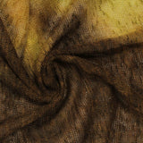 Green Camo Chunky Knit, Polyester — photo 3