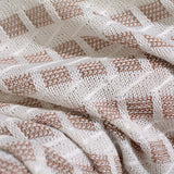 White Geometric-Square Jacquard, Polyester — photo 3