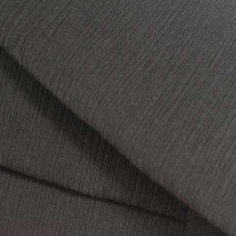 Cotton Polyester Crepe Fabric, 180 gsm, 128 cm — Grey