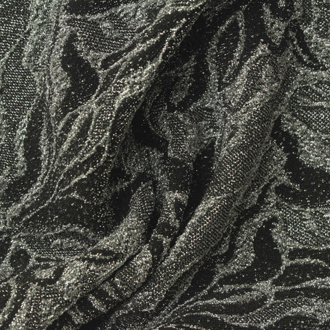Silver Abstract Jacquard, Poly-Metallic