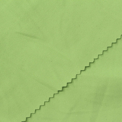 Polyester Stretch Sateen Fabric, 250 gsm, 156 cm — Green