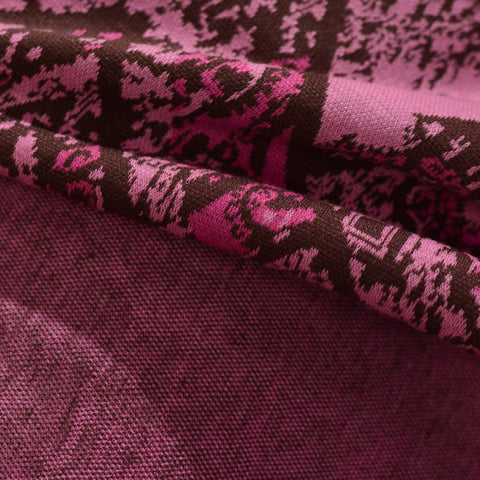 Pink Abstract-Paisley Jacquard, Polyester