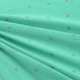 Polyester Viscose Jersey Knit Fabric, 120 gsm, 155 cm — Green — photo 3