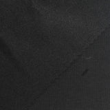 Polyester Cotton Stretch Scuba Knit Fabric, 380 gsm, 160 cm — Black — photo 3