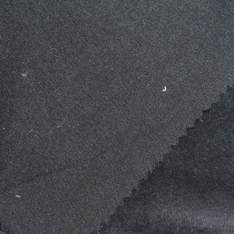 Cotton Polyester Velvet Fabric, 260 gsm, 170 cm — Grey