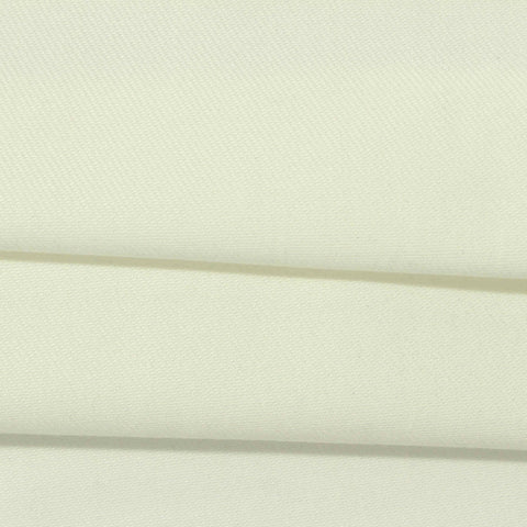 Off-White Twill, Cotton-Poly