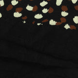 Black Animal Print Jersey Knit, Viscose — photo 3