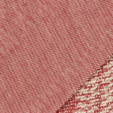 Jacquard Polyester Cotton Blend Bouclé Fabric, 240 gsm, 150 cm — Red — photo 3