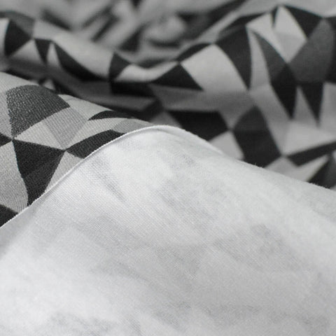 Black Triangles Knit, Cotton