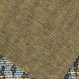 Dark Blue Abstract Bouclé, Poly-Viscose — photo 3