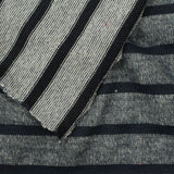 Dark Blue Marl Chunky Knit, Polyester — photo 3