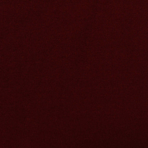 Brushed Cotton Stretch Rib Knit Fabric, 280 gsm, 175 cm — Red, ref EF-219143