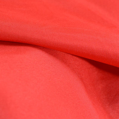 100% Polyester Woven Fabric, 56 gsm, 150 cm — Red
