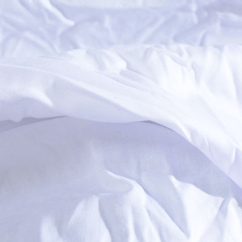 Cotton Polyester Poplin Fabric, 100 gsm — White
