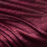 Dark Red Fine-Marl Jersey Knit, Polyester — photo 3