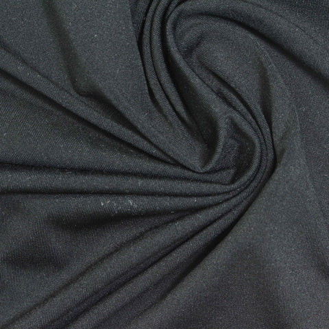 Polyester Stretch Jersey Knit Fabric, 170 gsm, 148 cm — Grey