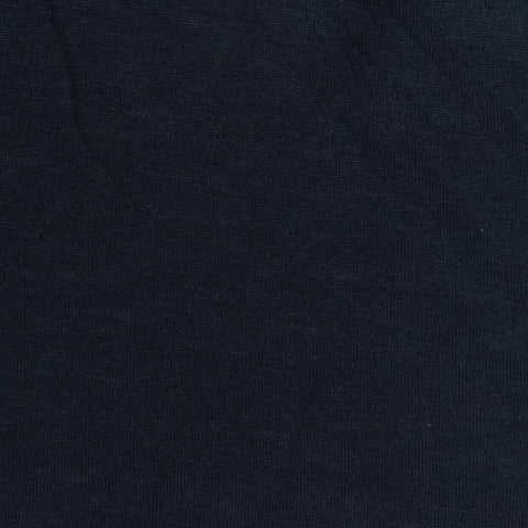 Polyester Cotton Jersey Knit Fabric, 110 gsm, 163 cm — Navy