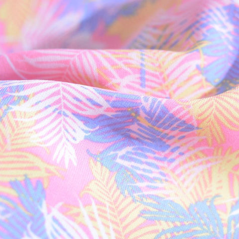 Pink Palm Chiffon, Polyester