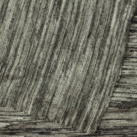 Grey Marl Chunky Knit, Viscose-Poly, 175 gsm