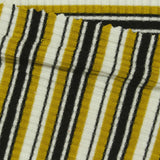 White Stripes Rib Knit, Poly-Viscose — photo 3