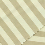Beige Horizontal-Stripe Ponte Knit, Viscose-Nylon — photo 3