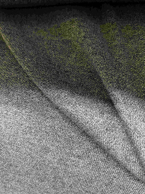 Grey Marl Scuba Knit, Poly-Viscose, 370 gsm