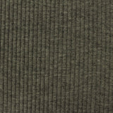 Heather Viscose Stretch Rib Knit Fabric, 210 gsm, 150 cm — Green — photo 3