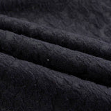 Black Tone-on-Tone Jacquard, Poly-Cotton — photo 3