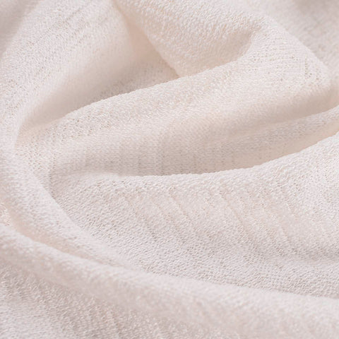 Light Off-White Marl Chunky Knit, Polyester
