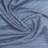 Light Blue Heathered-Marl Knit, Poly-Viscose — photo 3