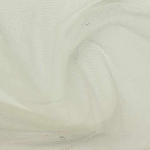 100% Polyester Mesh Fabric, 26 gsm, 163 cm — White