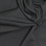 Dark Grey Marl Jersey Knit, Polyester — photo 3