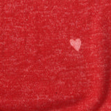 Light Pink Heart Chunky Knit, Viscose-Poly — photo 3