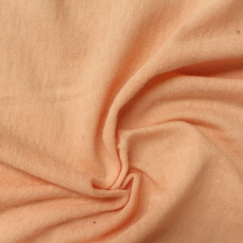 100% Cotton Jersey Knit Fabric, 100 gsm, 140 cm — Beige