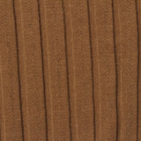 Brown Dash Rib Knit, Cotton — photo 3